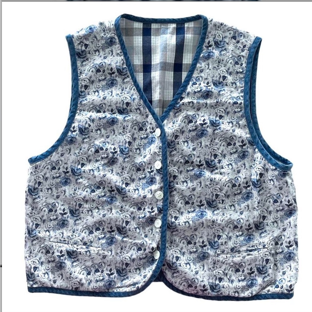 Vintage Floral Vest